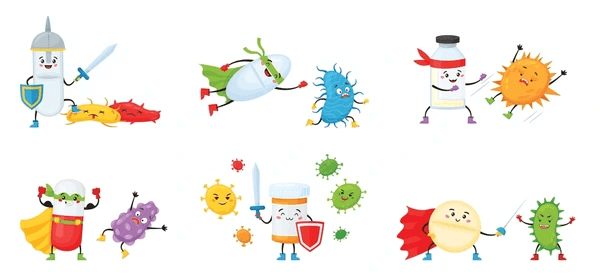 good bacteria vs bad bacteria